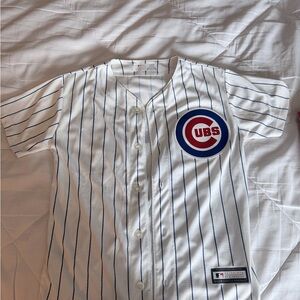 Kids Chicago Cubs MLB baseball Jersey - Bryant # 17 size small/6 youth